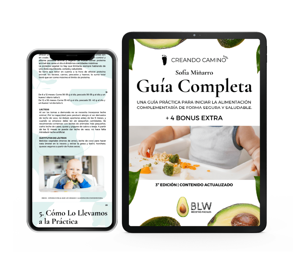 Ebook completo : menús y recetas blw - Mi bebé come solo